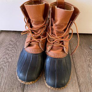Blue LL Bean Duck Boots